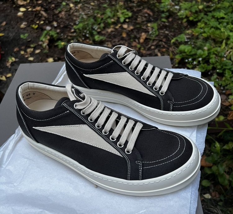 Rick owen drkshdw vintage sneaker overdyed DU01C6803