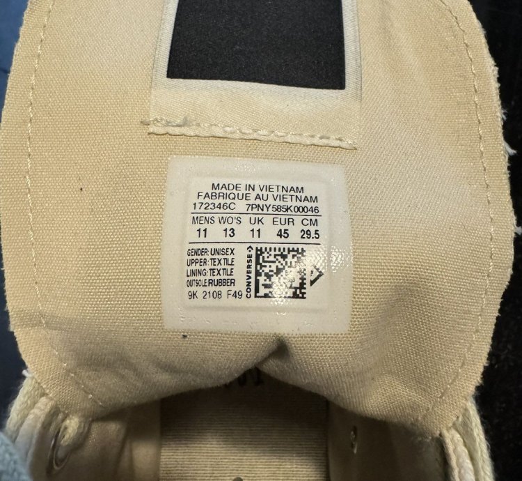 Rick Owen DRKSTAR Converse