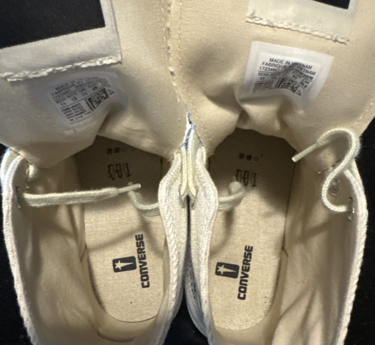 Rick Owen DRKSTAR Converse