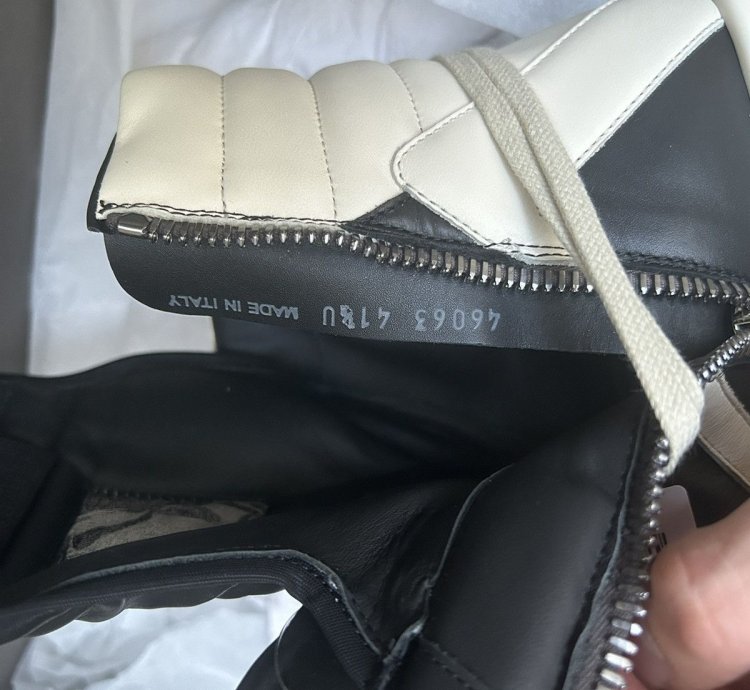Rick Owen geobasket shoes RU02C7894 LPO