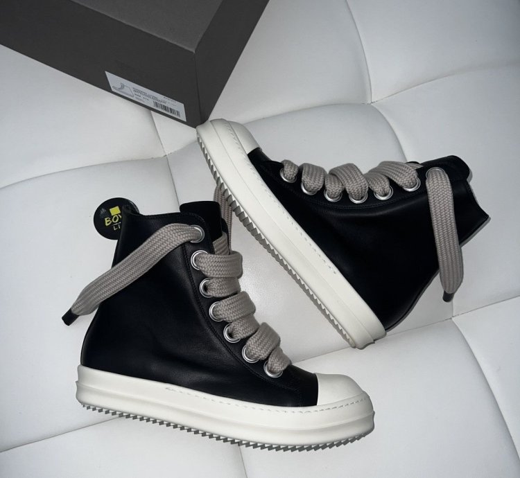 Rick Owen jumbo lace sneakers