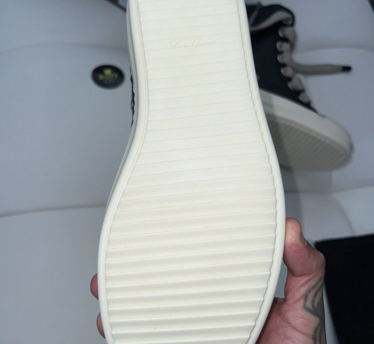 Rick Owen jumbo lace sneakers