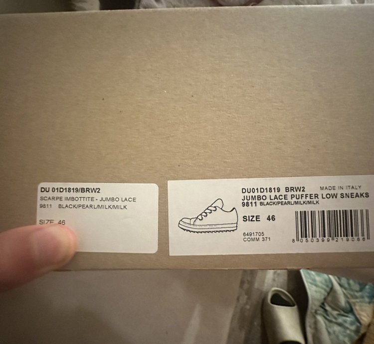 Rick Owen Jumbo laces Drkshow