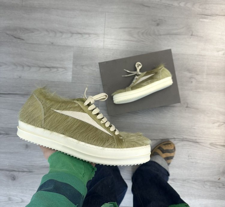 Rick Owen Luxor Sneaker Ponyfur