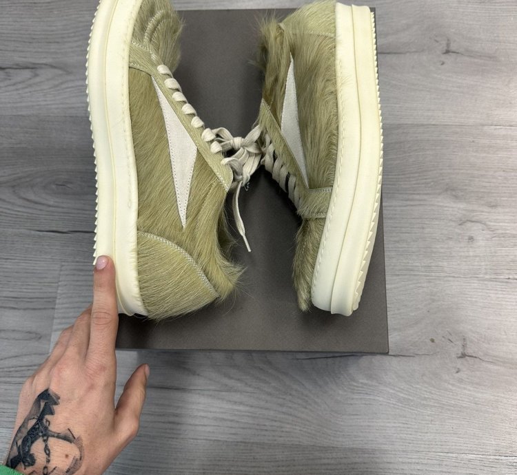 Rick Owen Luxor Sneaker Ponyfur