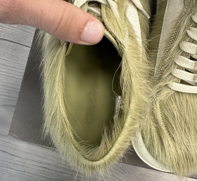 Rick Owen Luxor Sneaker Ponyfur