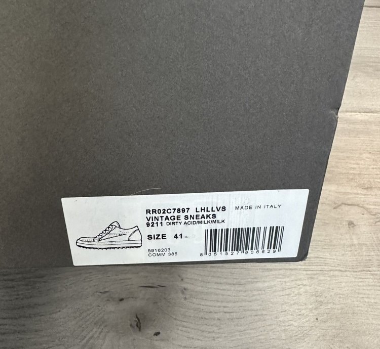 Rick Owen Luxor Sneaker Ponyfur