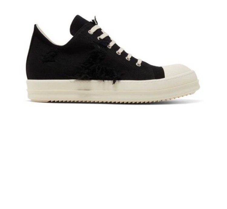 Rick Owen Slash Low Top Sneakers