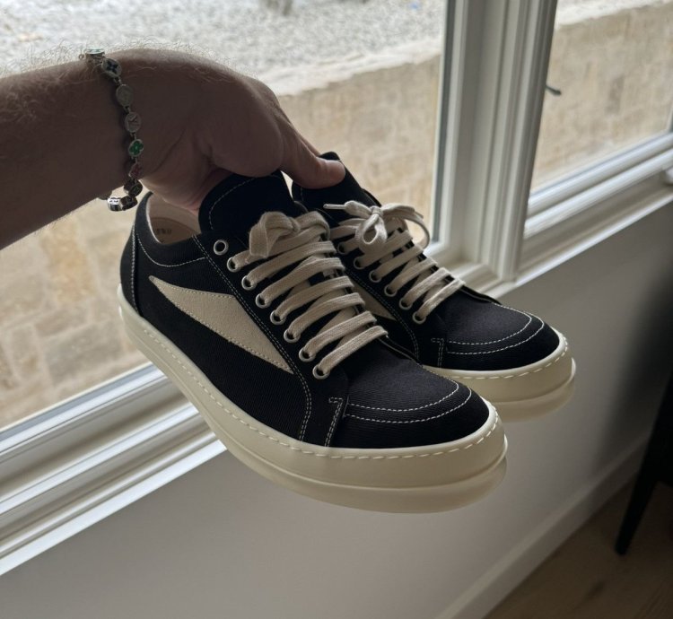 Rick Owen Vintage Sneaks Vans Black Milk