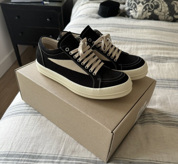 Rick Owen Vintage Sneaks Vans Black Milk