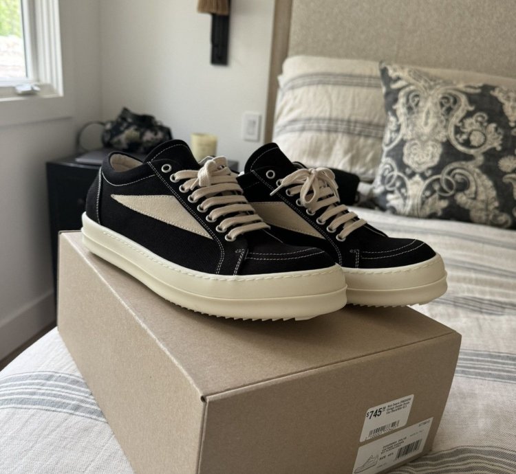 Rick Owen Vintage Sneaks Vans Black Milk