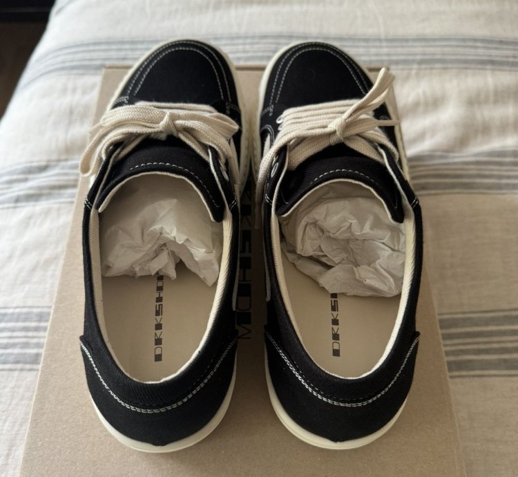 Rick Owen Vintage Sneaks Vans Black Milk