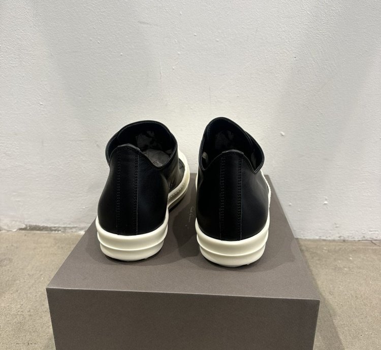 RICK OWENS - Low Sneaks Black Milk