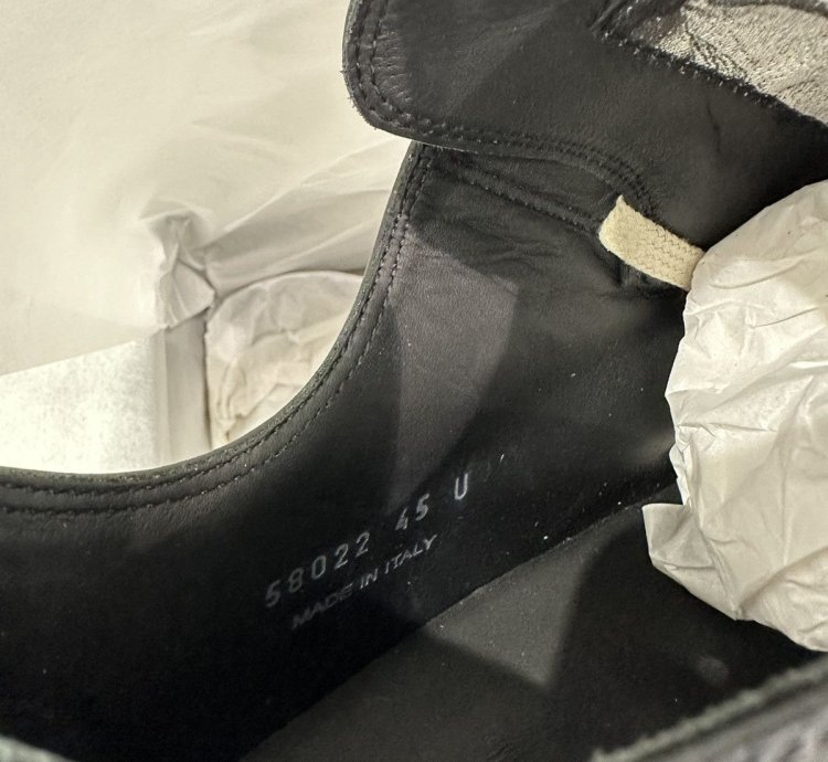 RICK OWENS - Low Sneaks Black Milk