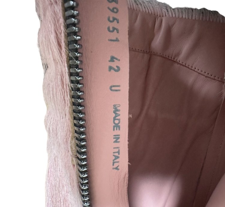 Rick Owens 2022SS FOGACHINE Dirty Pink Pony Hair Cargobasket