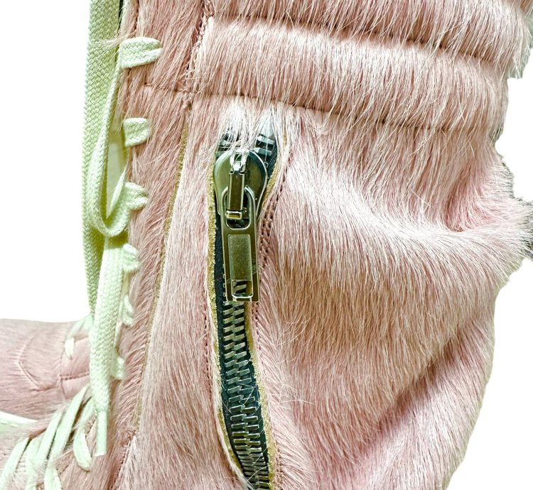 Rick Owens 2022SS FOGACHINE Dirty Pink Pony Hair Cargobasket