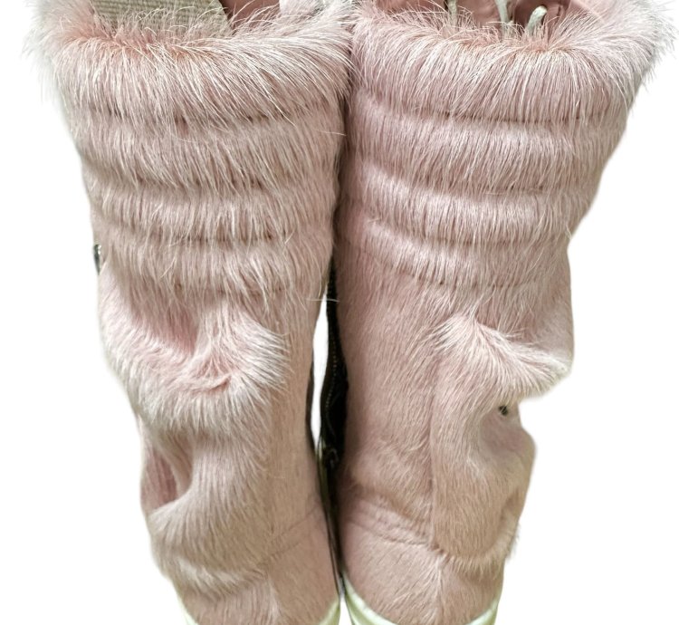 Rick Owens 2022SS FOGACHINE Dirty Pink Pony Hair Cargobasket