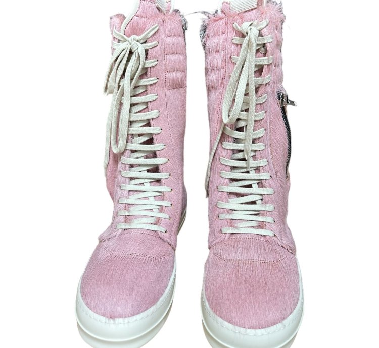 Rick Owens 2022SS FOGACHINE Dirty Pink Pony Hair Cargobasket