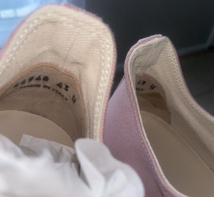 RICK OWENS ABSTRACT LOW FADED PINK MILK