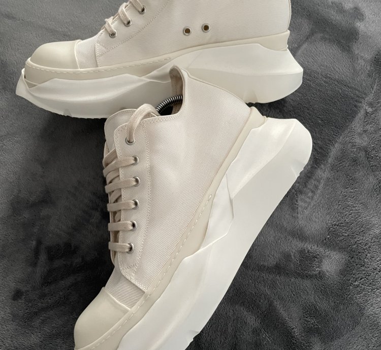 Rick Owens Abstract Ramones Cream