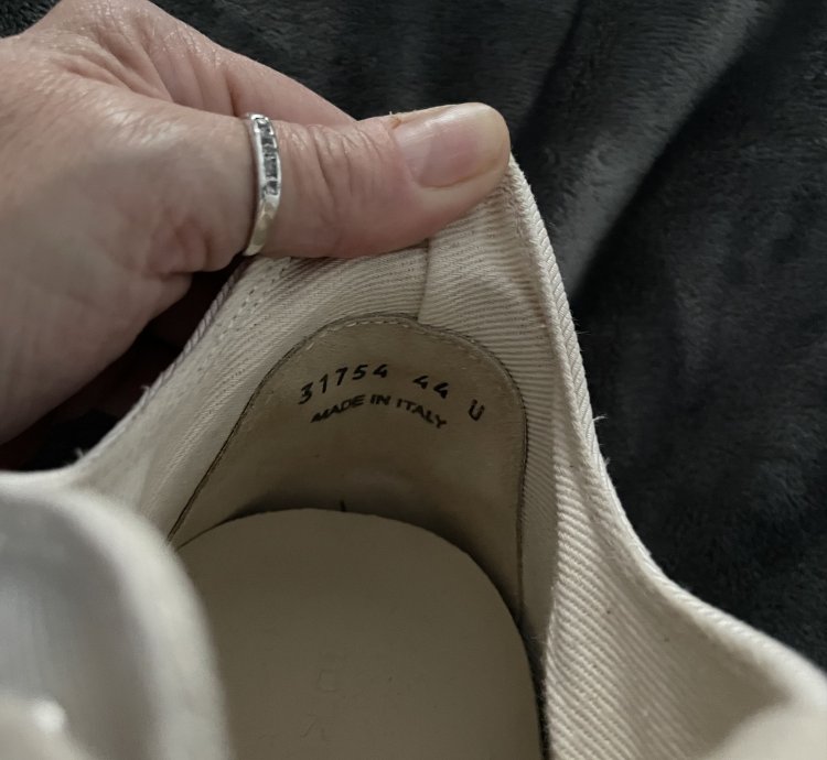 Rick Owens Abstract Ramones Cream