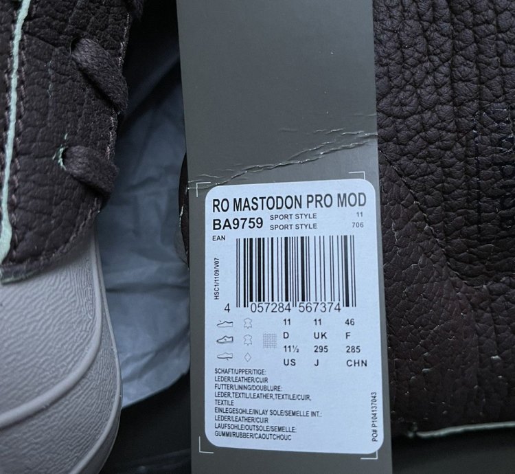 Rick Owens Adidas AW16 Brown Mastodon Pro Model