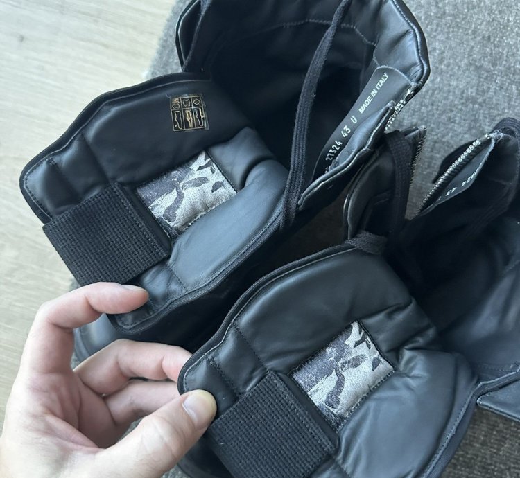Rick Owens all black geo basket sz 43 nwb