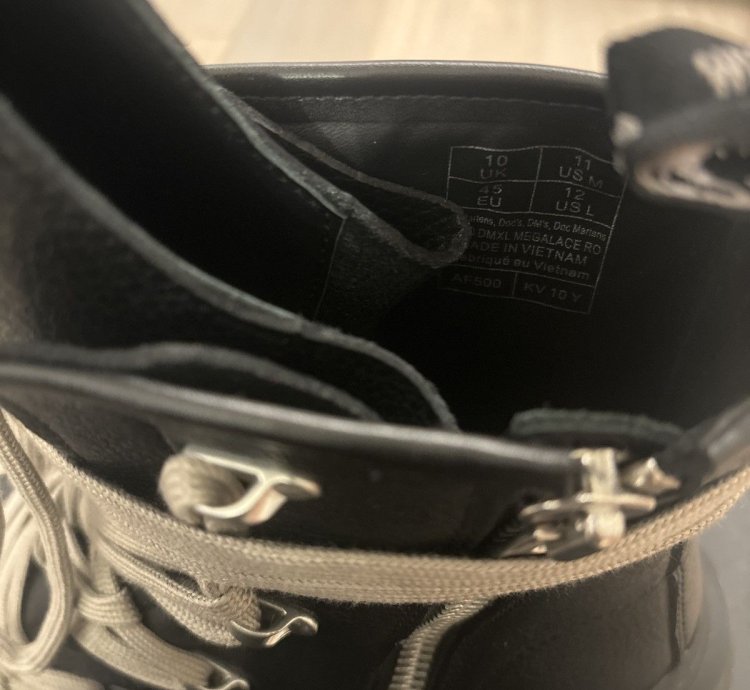 RICK OWENS and Dr Martens 1460 DMXL Megalace Ro