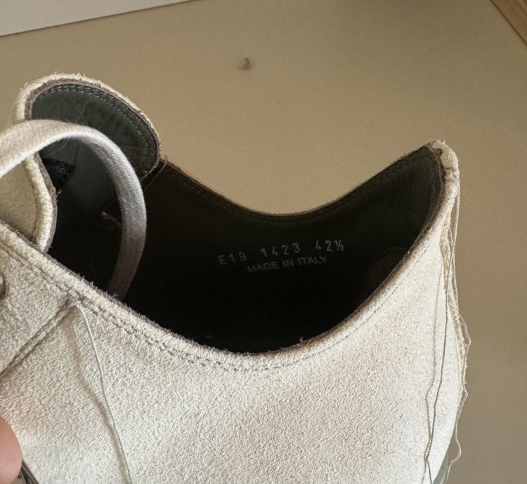 Rick Owens Babel low top Ramones