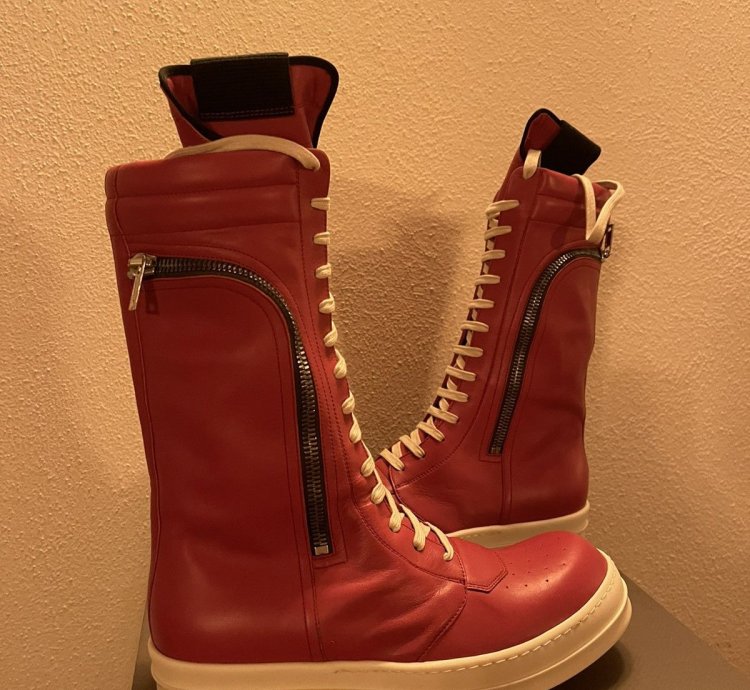 Rick Owens Bauhaus basket high sneakers