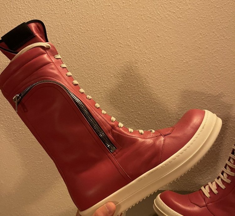 Rick Owens Bauhaus basket high sneakers