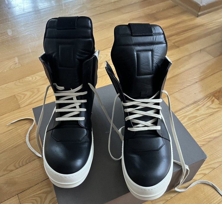 Rick Owens Black Geobaskets