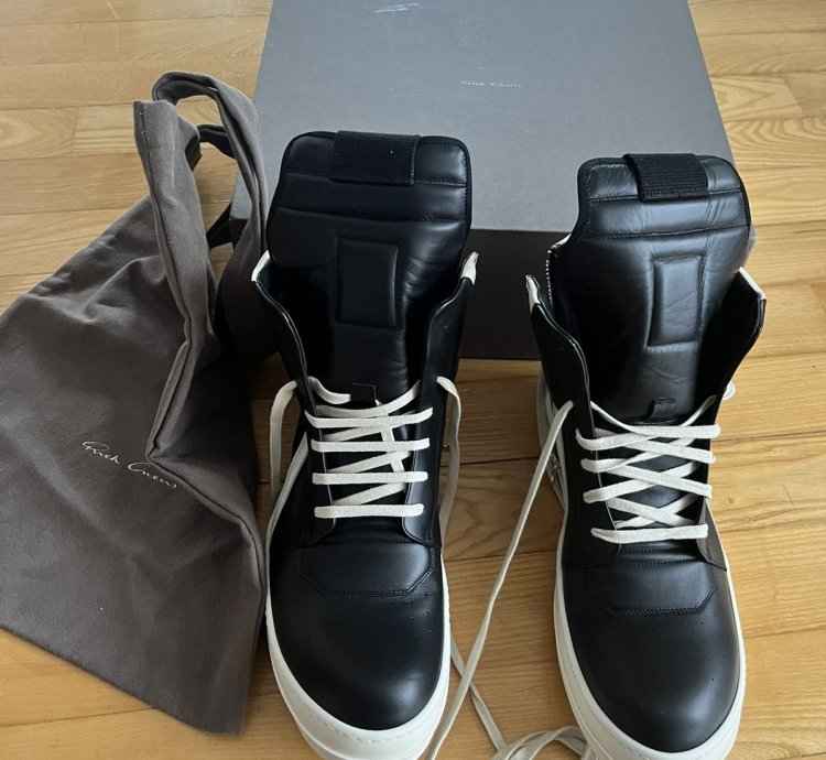 Rick Owens Black Geobaskets
