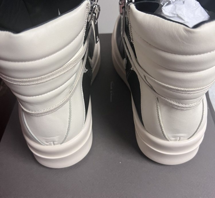 Rick Owens Black Mega Bumper Geobasket Sneakers