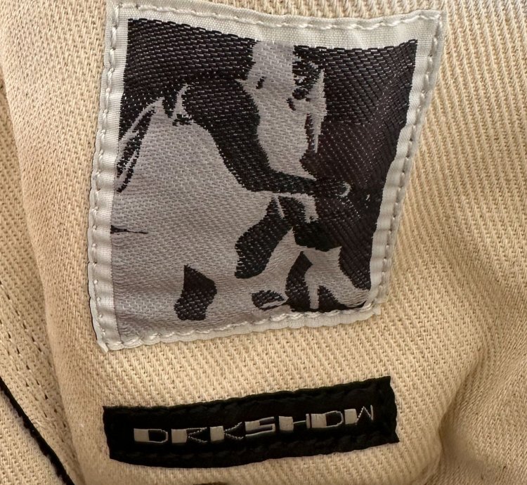 Rick Owens Black White Hightop Sneakers