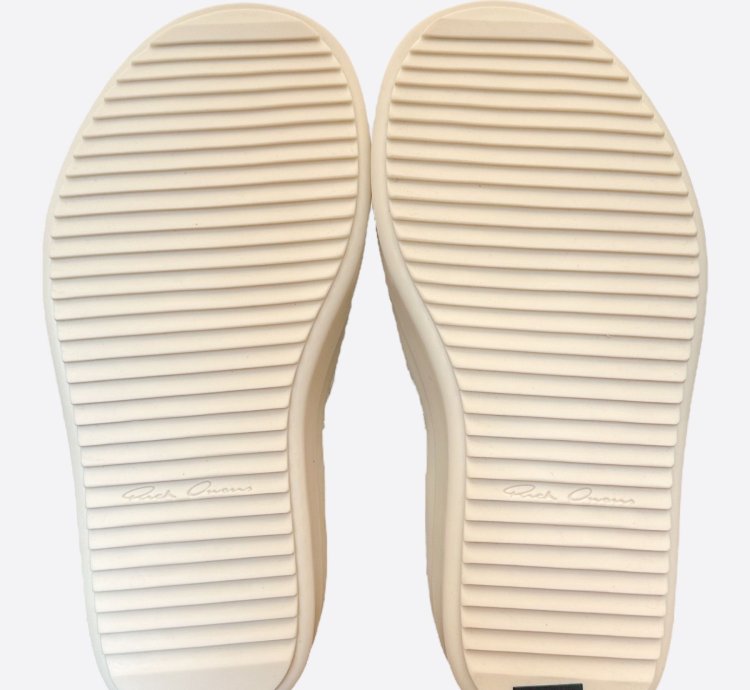 Rick Owens Black White Mega Bumper Geobaskets