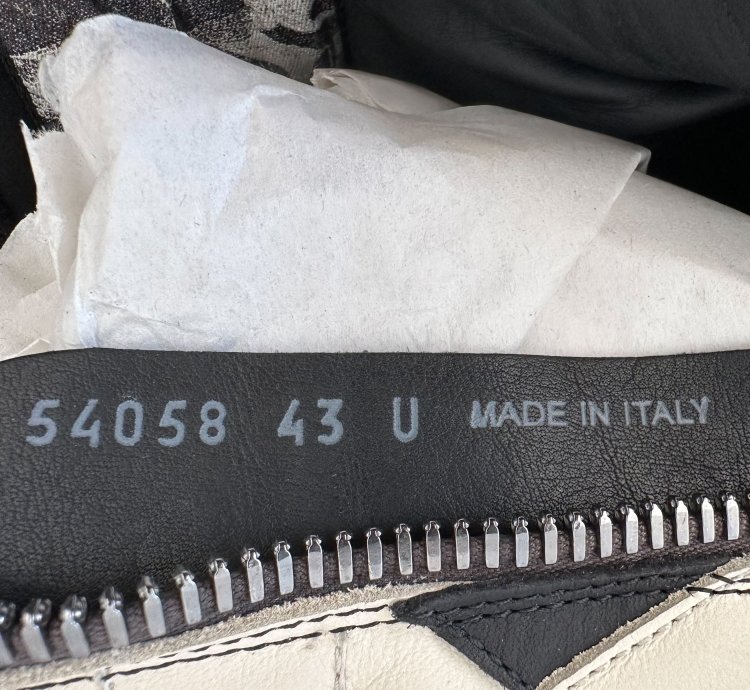 Rick Owens Black White Mega Bumper Geobaskets
