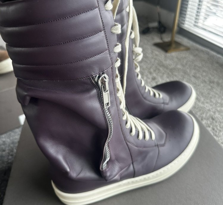 Rick Owens Cargobasket Amethyst milk