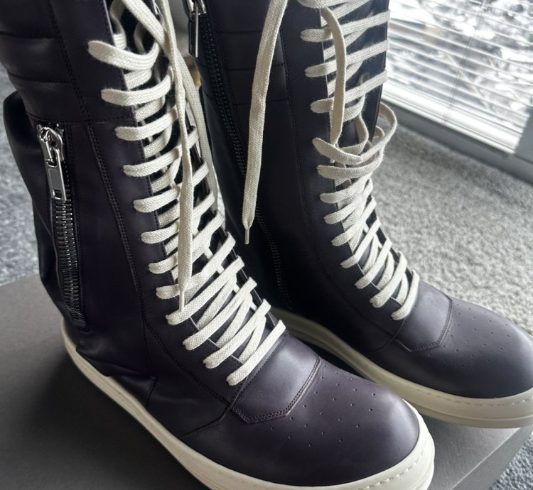 Rick Owens Cargobasket Amethyst milk