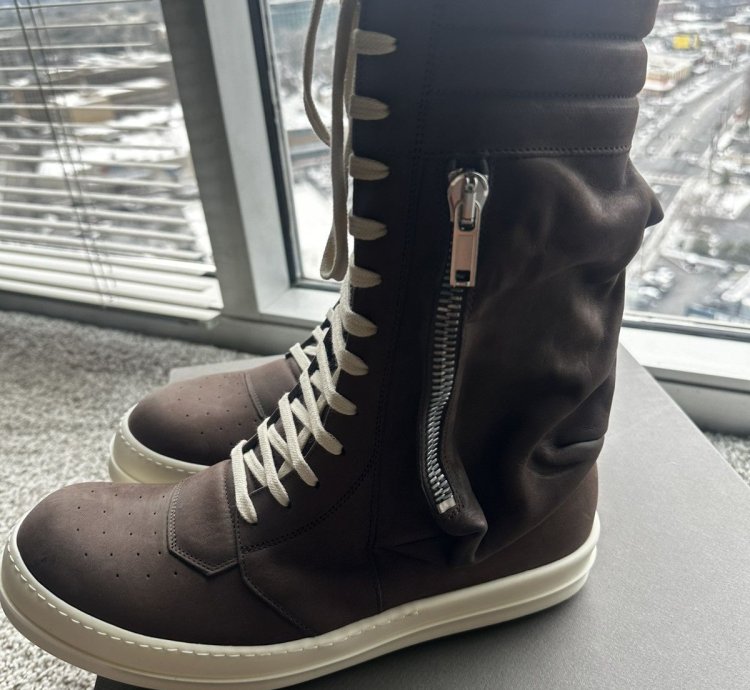 Rick Owens CargoBasket BROWN MILK