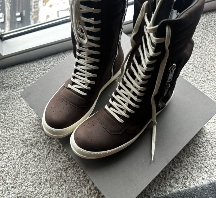 Rick Owens CargoBasket BROWN MILK