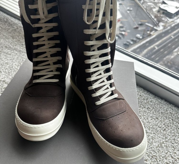 Rick Owens CargoBasket BROWN MILK