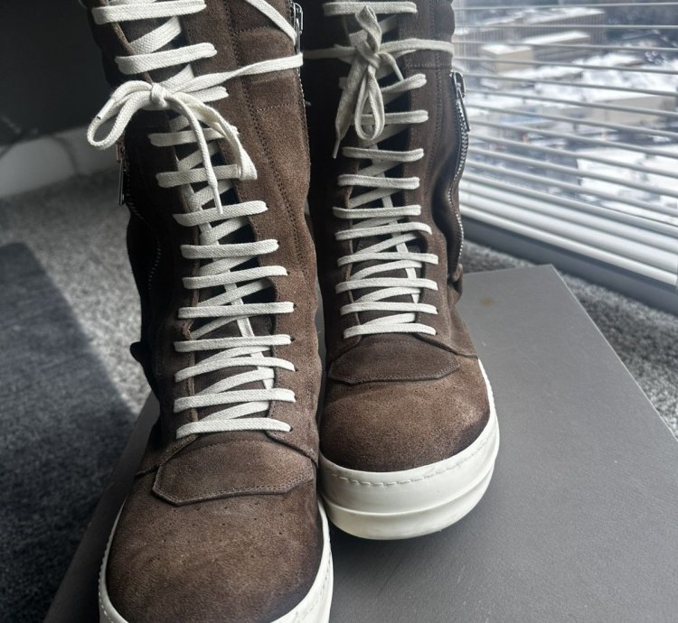 Rick Owens cargobasket sneakers