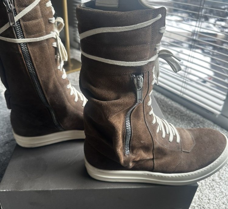 Rick Owens cargobasket sneakers