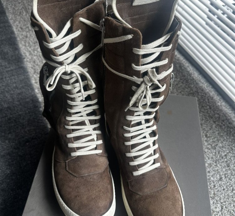 Rick Owens cargobasket sneakers