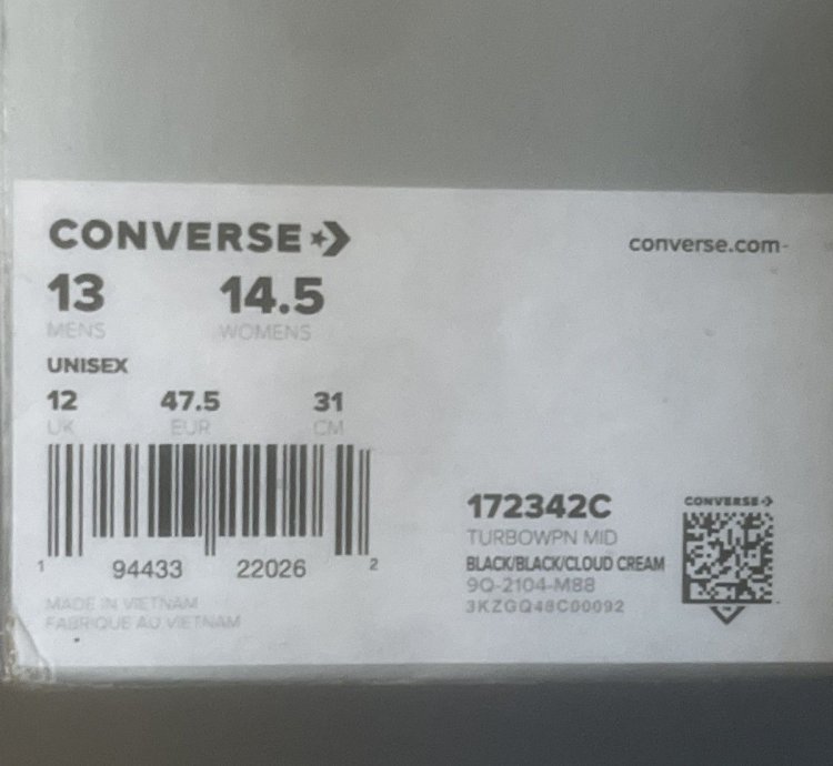 Rick Owens Converse TurboWpn