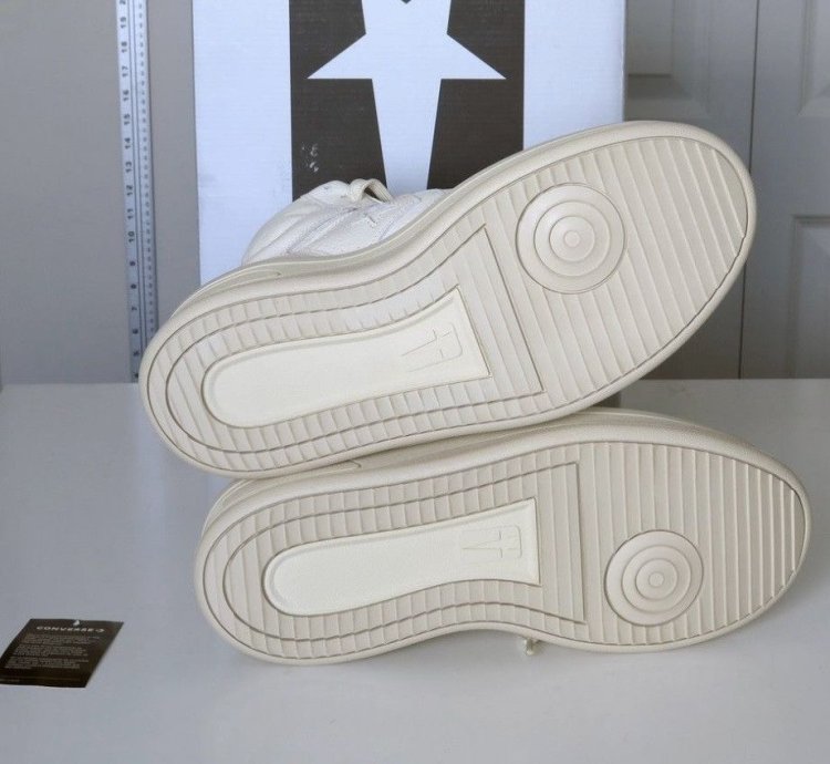 Rick Owens Converse TURBOWPN DRKSHDW Egret Cream White
