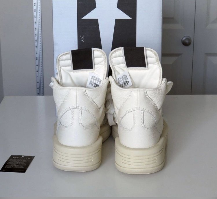 Rick Owens Converse TURBOWPN DRKSHDW Egret Cream White