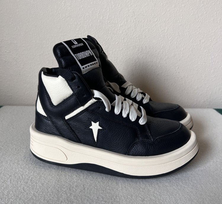 Rick Owens Converse TURBOWPN in Black Natural