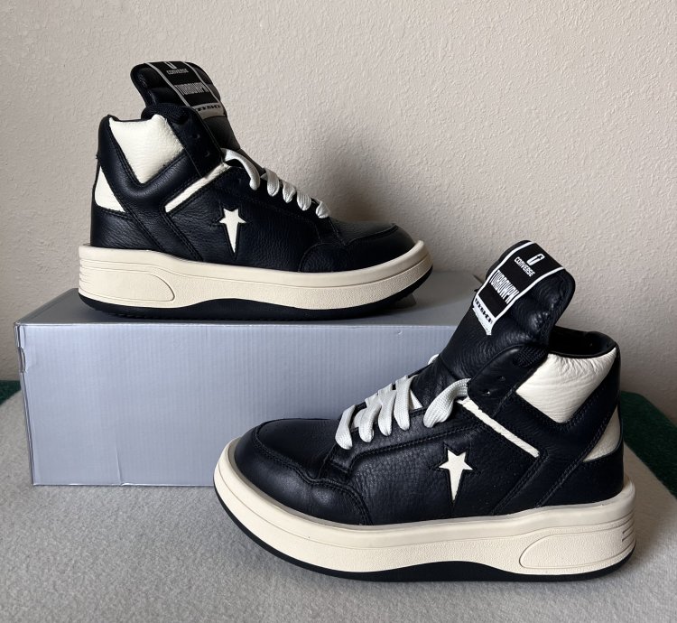 Rick Owens Converse TURBOWPN in Black Natural